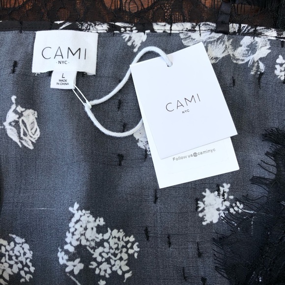 Cami NYC The Sweetheart Floral Charmeuse Large - Picture 5 of 7